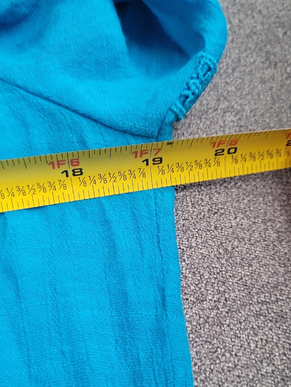 Counterparts Boho Teal Tunic Top With Blousy Crochet Work Sleeves M - Picture 12 of 14